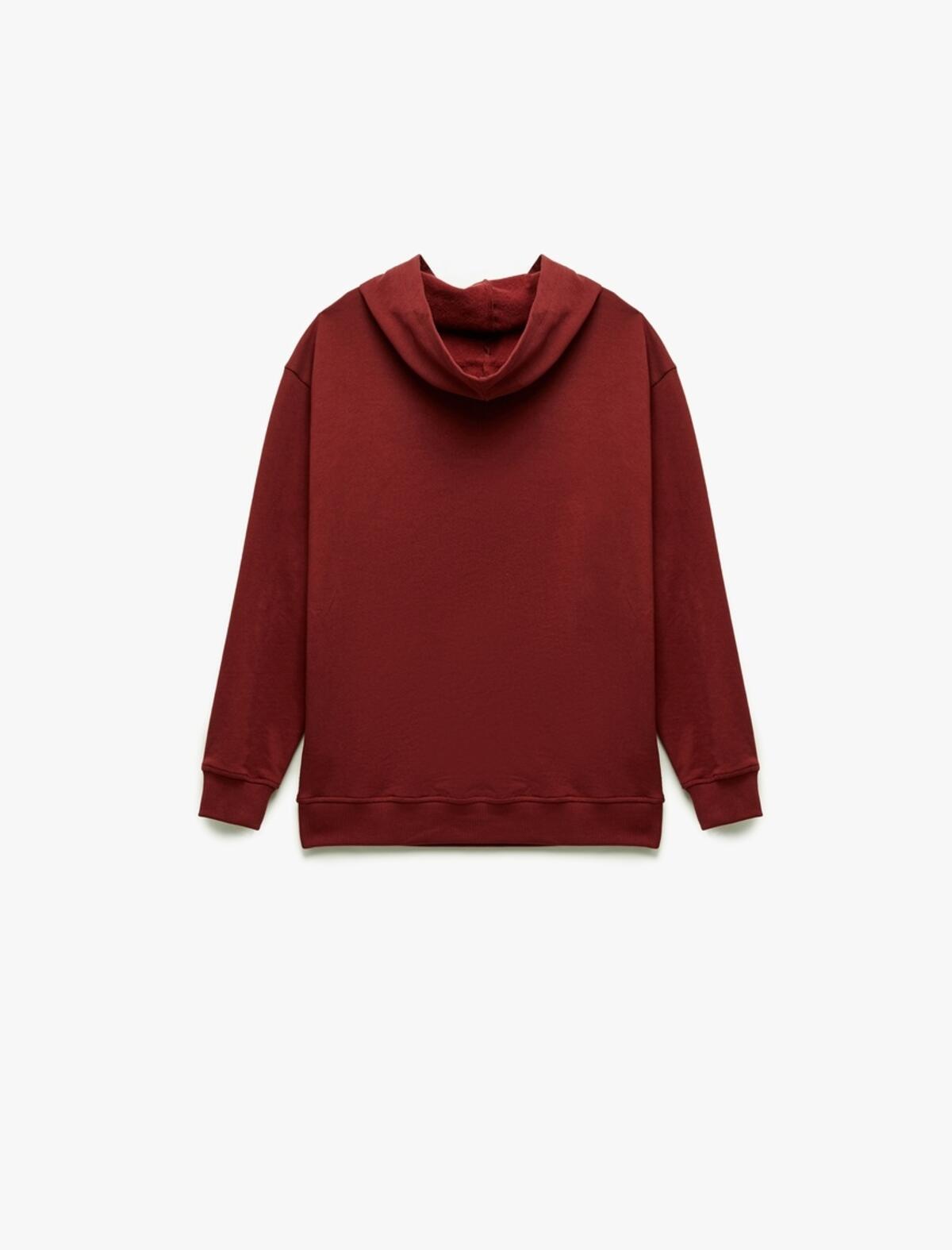 Koton Sweatshirt Erkek Çocuk 6WKB10026TK Bordo