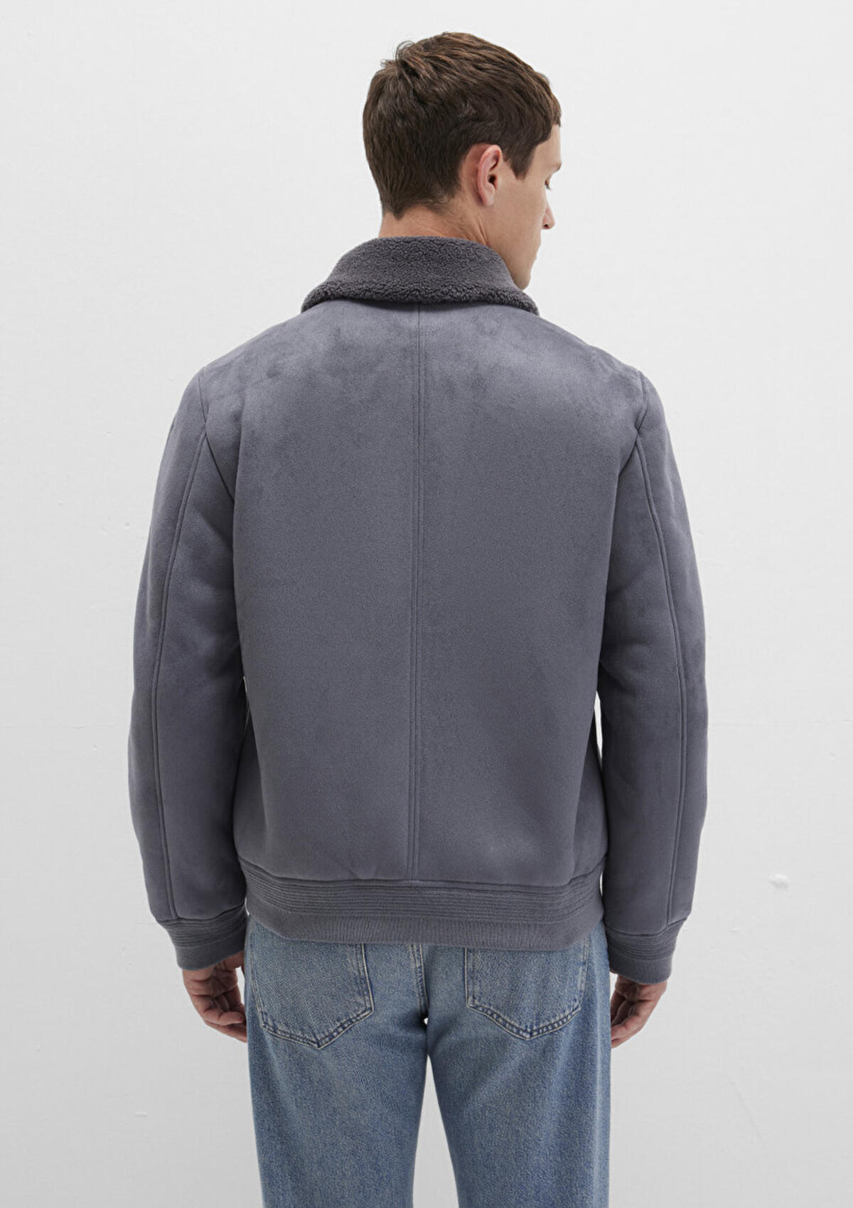 Mavi Erkek Mont M0110450-80776 Gri