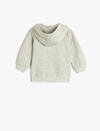 Koton Sweatshirt Kız Bebek 4WMG10025AK Gri