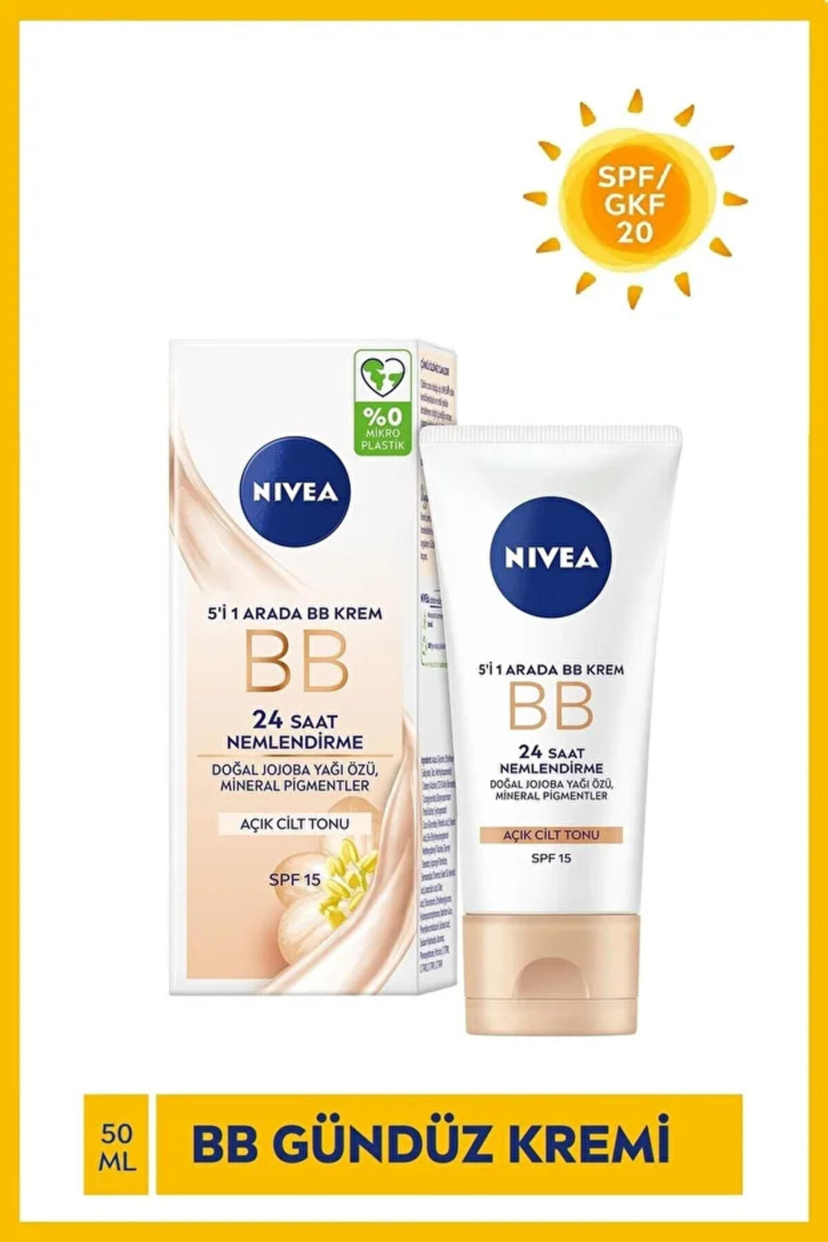 Nivea BB Krem Açık Ton 50Ml