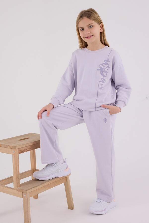 U.S Polo Assn. Eşofman Takımı Kız Çocuk US2304-4 Lila