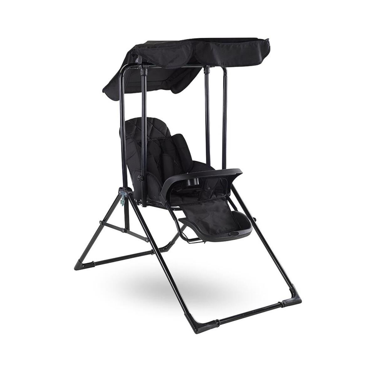 Babyhope Salıncak Lüks Yatarlı 804 Kırçıllı Siyah