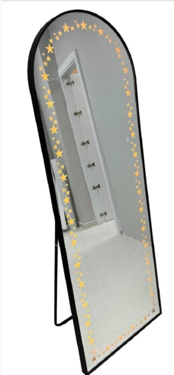 Batuhan Ayna Ayaklı Boy Aynası BTH-122 Siyah