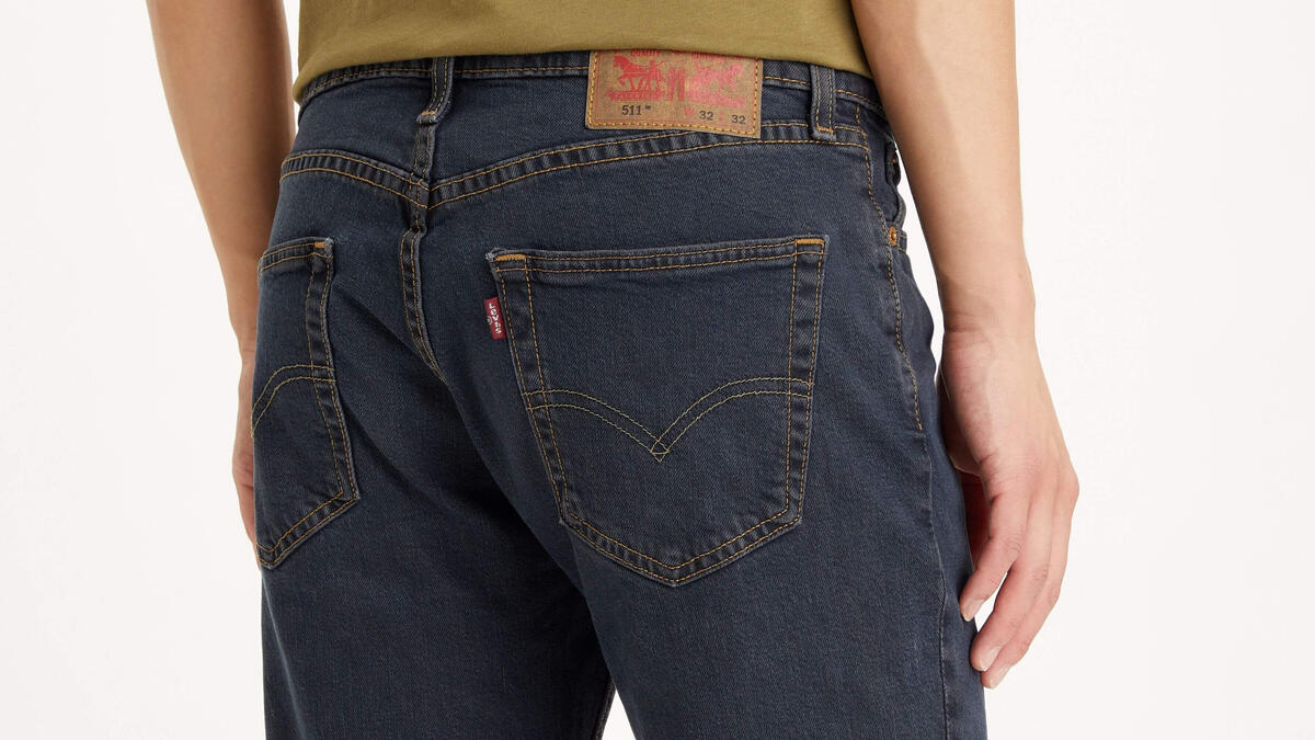 Levis Erkek Pantolon 501 Slim Dolf A2081-0009 Koyu Lacivert