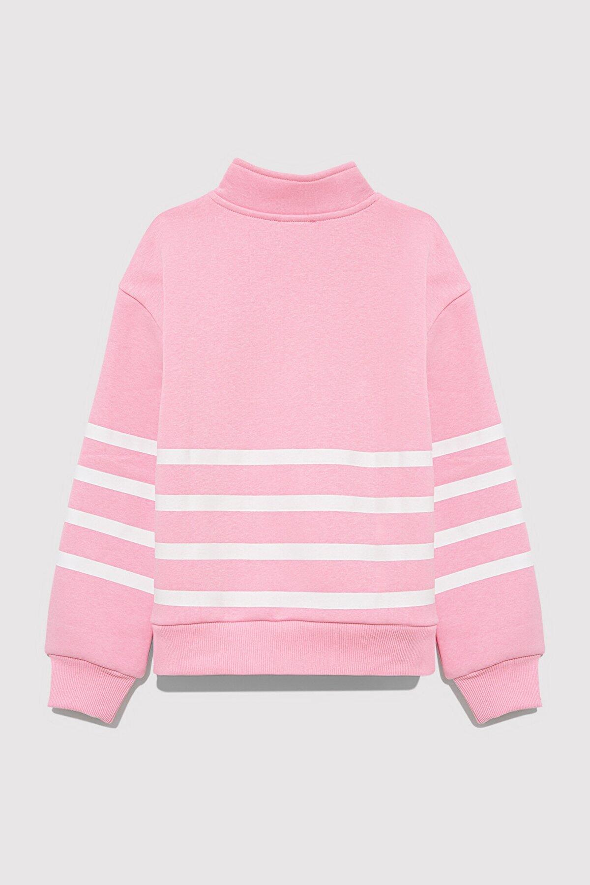 Mavi Sweatshirt Kız Çocuk M7S10065-71027 Pembe