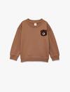 Koton Sweatshirt Erkek Bebek 6WMB10006TK Kahverengi