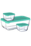 Paşabahçe Saklama Kabı 3Lü Snow Box 1118823 95455
