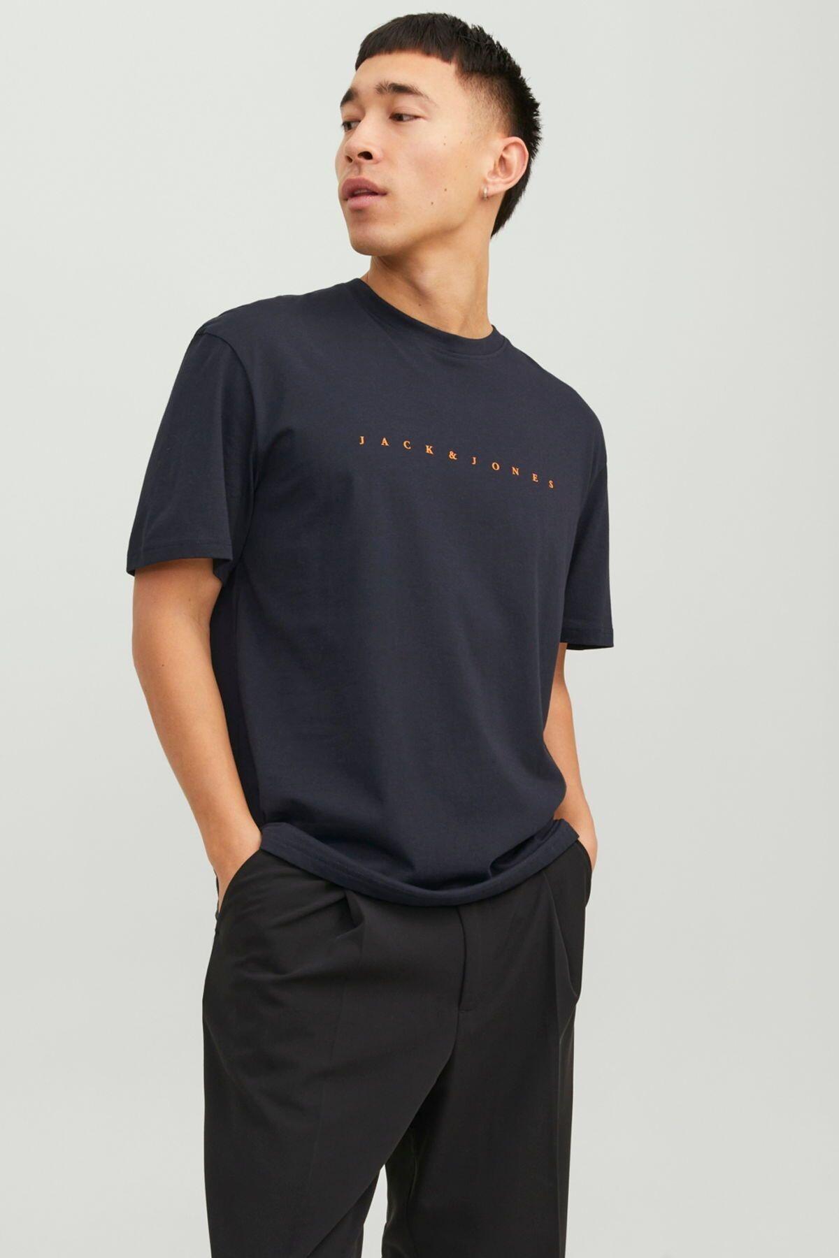 Jack&Jones Tişört 12234746 Koyu Mavi