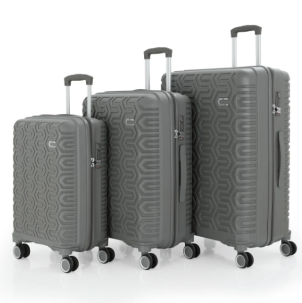 Mçs Pp Valiz V377 Gri Büyük Boy