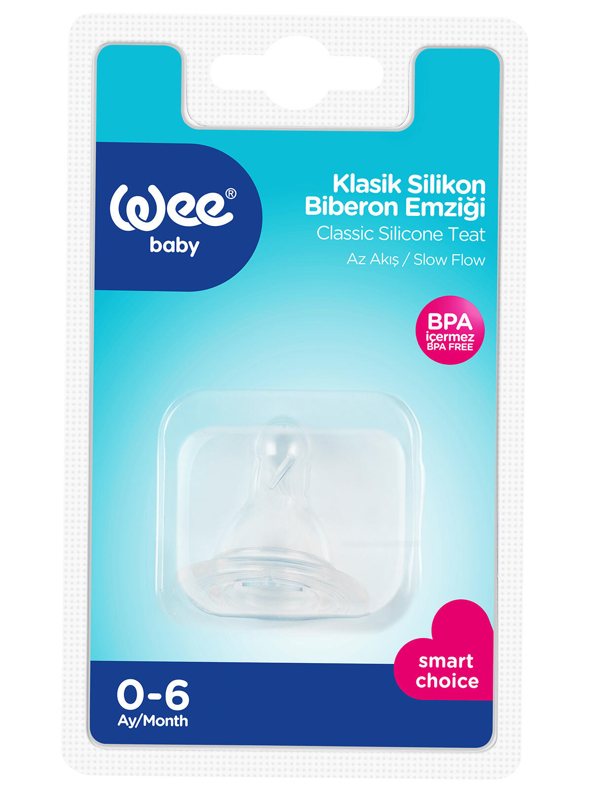 Wee Baby Biberon Emziği Silikon No:1 RB866