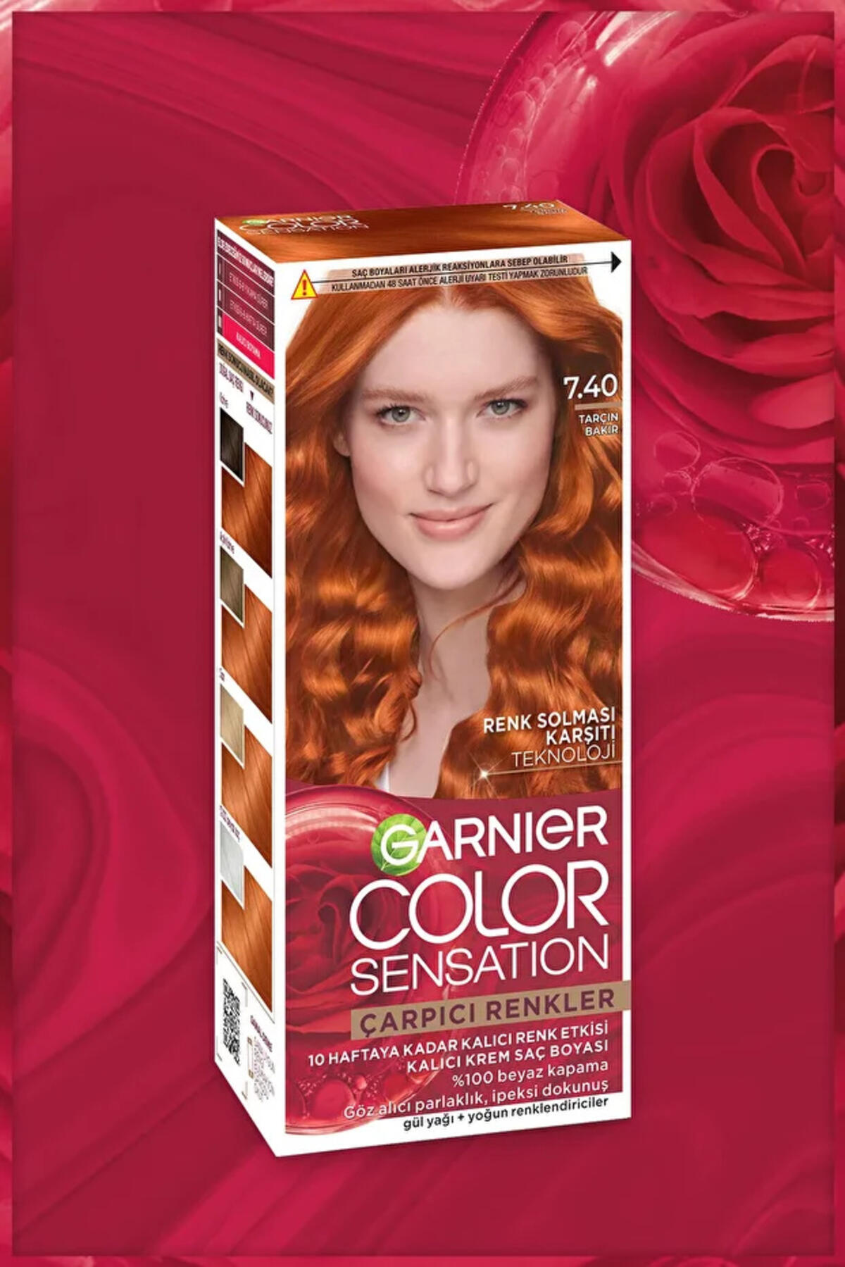 Garnier Saç Boyası Çarpıcı Renkler No:7.40