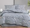 Kristal Yorgan Seti Tk Terry Cotton İris Mavi