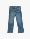 Koton Pantolon Kız Çocuk 3WKG40027AD İndigo
