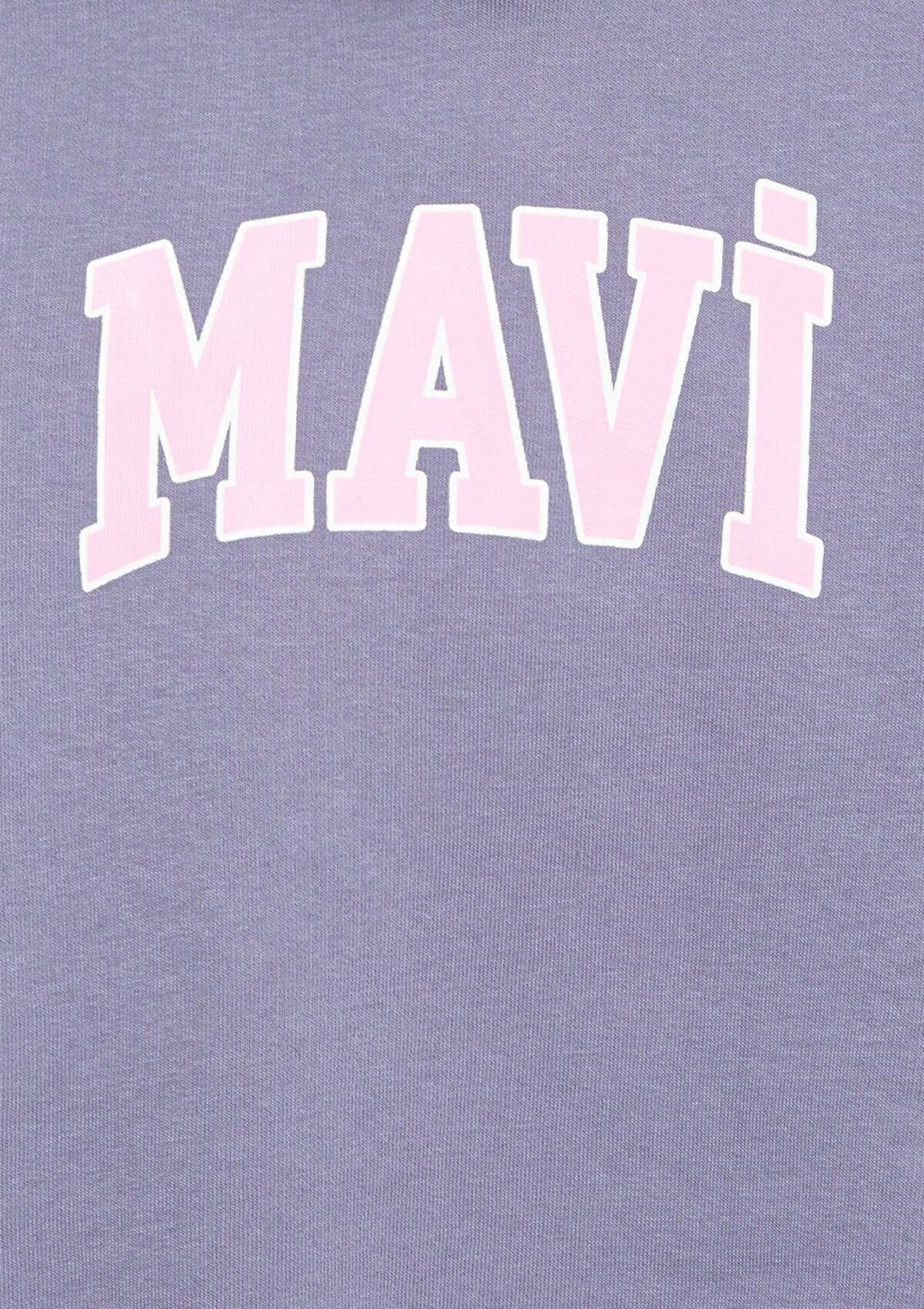 Mavi Sweatshirt Kız Çocuk M7610035-88095 Mor