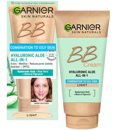 Garnier BB Krem Yağlı Ciltler İçin Açık Ton 50Ml (Dy)