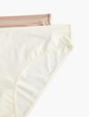 Koton Külot Brief 2'li 4SLK30075MK Ten-Ekru