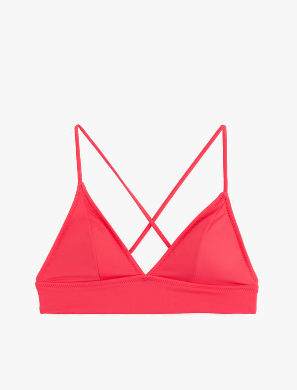Koton Bikini Üstü 5SAK10052MM Fuşya