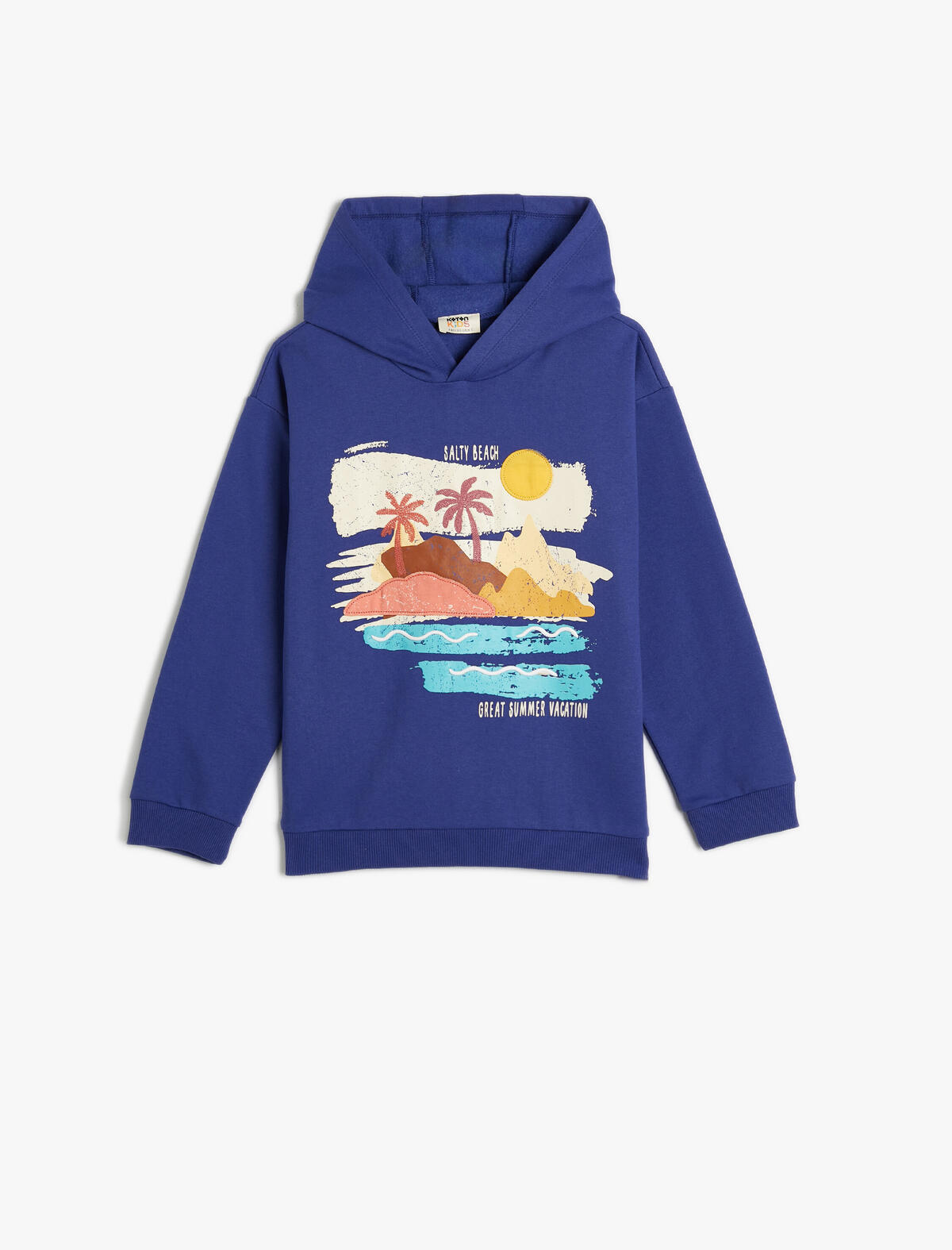 Koton Sweatshirt Erkek Çocuk 4SKB10020TK Mavi