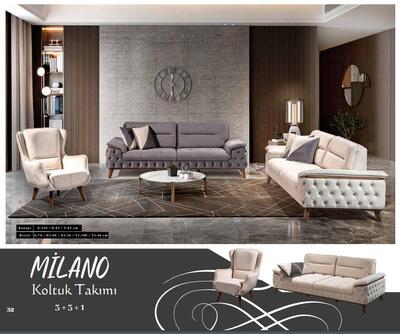 Chancolye Koltuk Tk Milano 3+3+1
