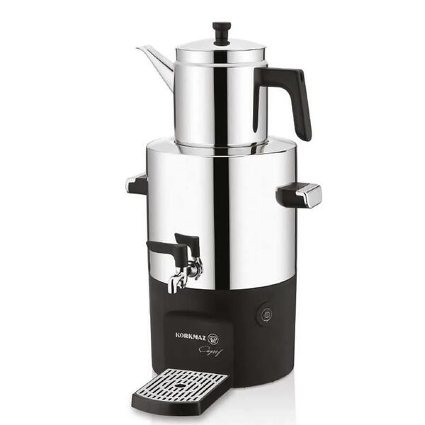 Korkmaz Çay Makinesi Çayşef A841-01 İnox Parlak