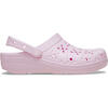 Crocs Classic Floral Cut Out Clog 210927_6ZW Pink Milk