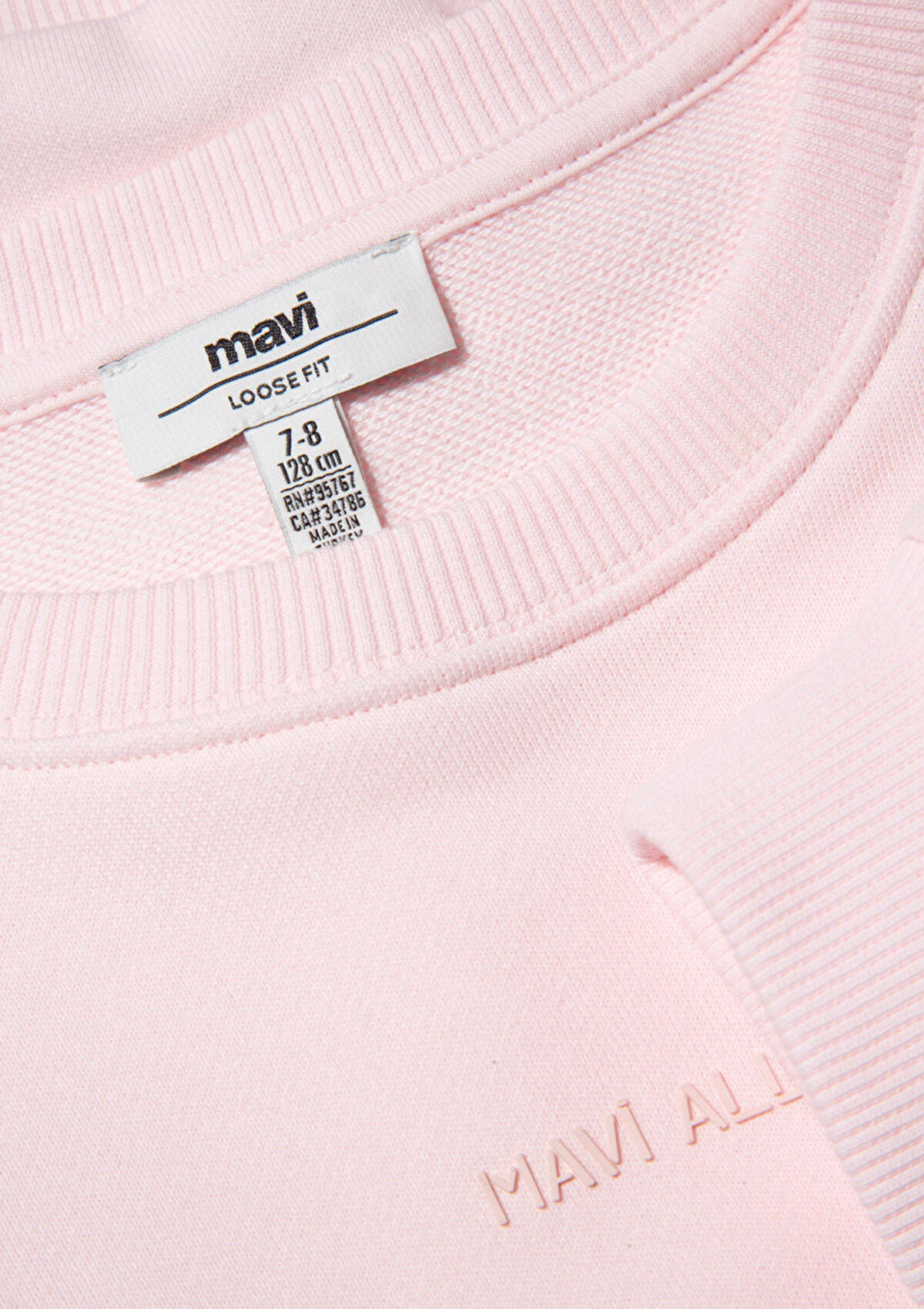 Mavi Sweatshirt Kız Çocuk M7S10043-88133 Pembe