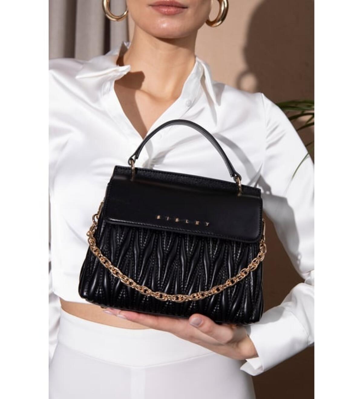 Sisley Kadın El Çantası SLY_180 Siyah