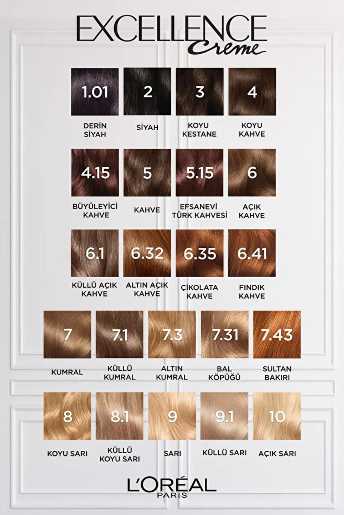 Excellence Saç Boyası No:6.46