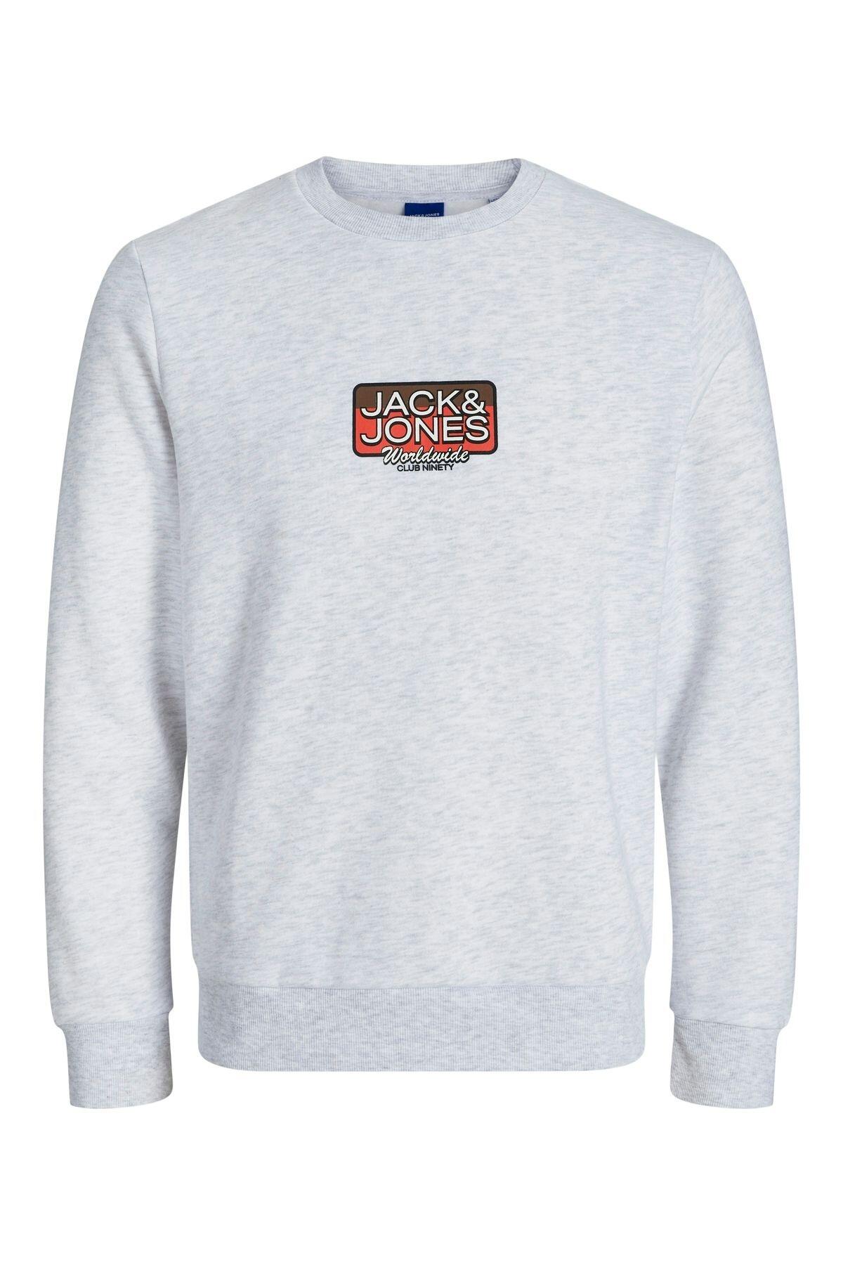 Jack&Jones Sweatshirt 12270010 Beyaz Melanj