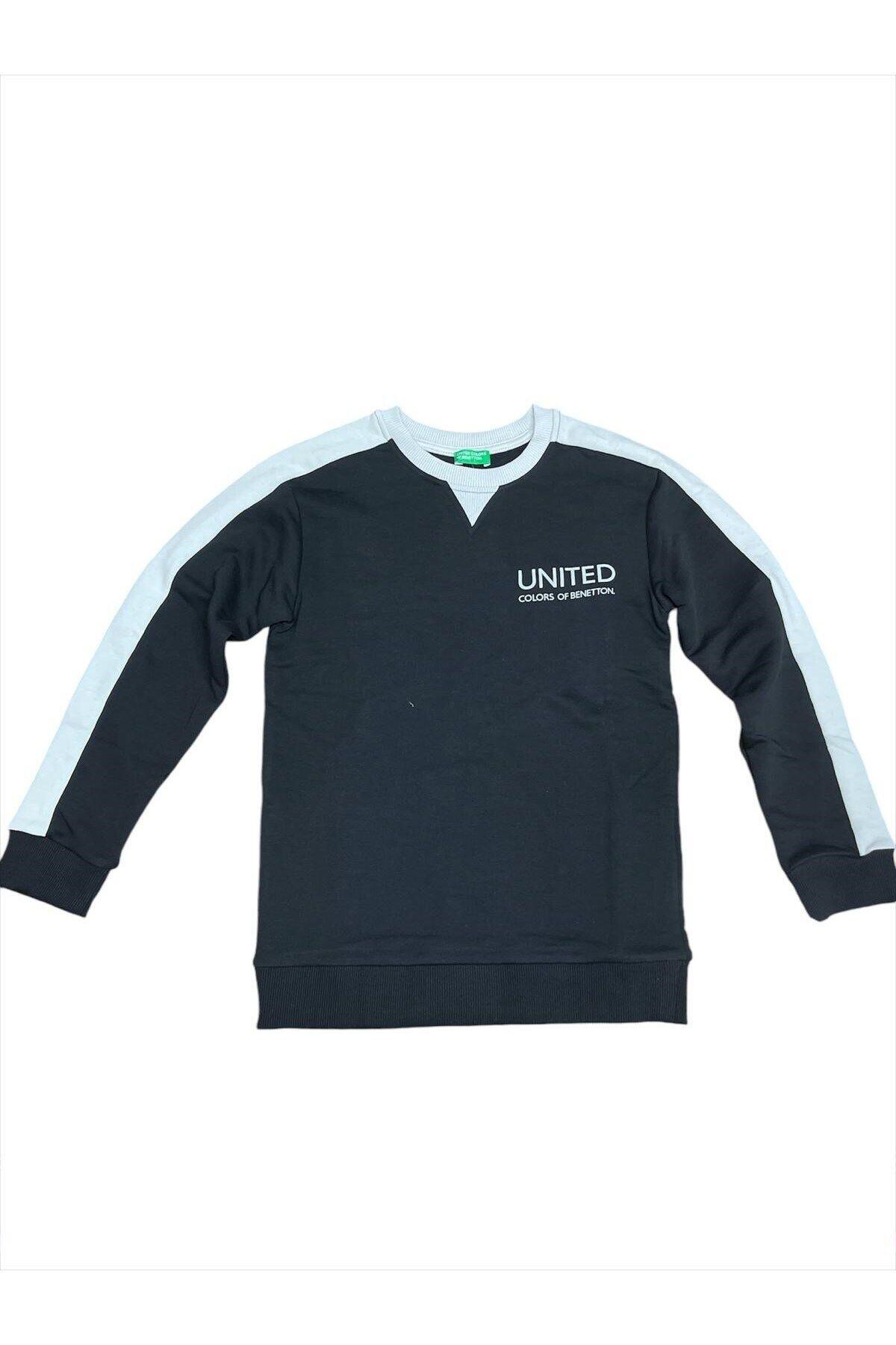 Benetton Sweatshirt Erkek Çocuk BNT-B21606 72744 Siyah