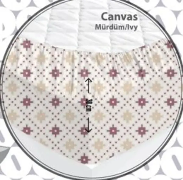Özdilek Çarşaf Tek Kişilik Fitted Canvas Mürdüm