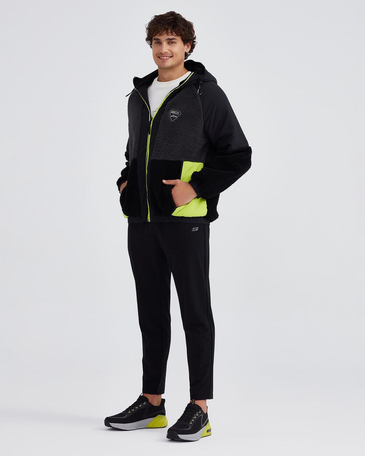 Skechers M Micro Collection Regular Woven Pant S222083-001 Black