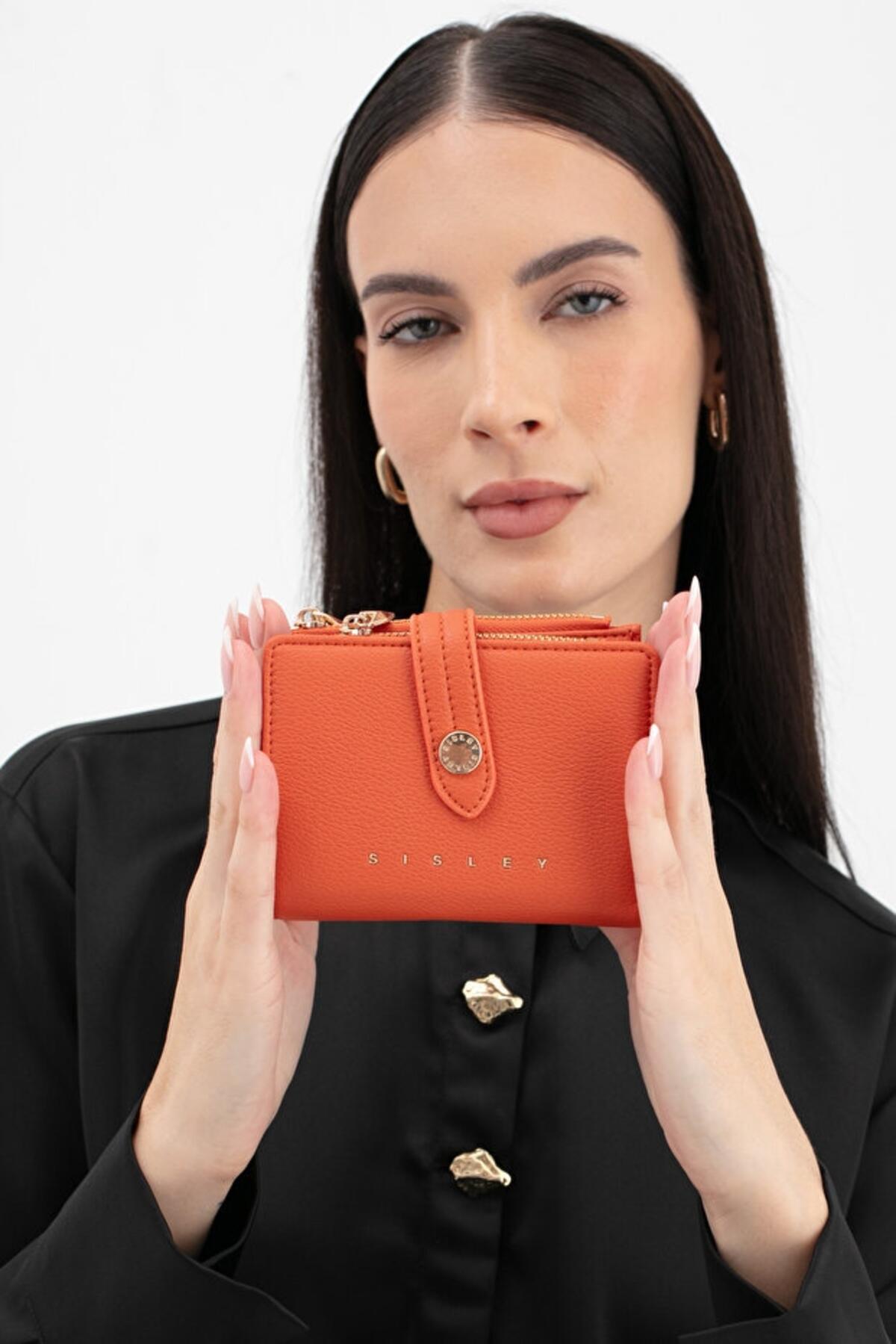 Sisley Kadın Cüzdan SLY_258 Turuncu