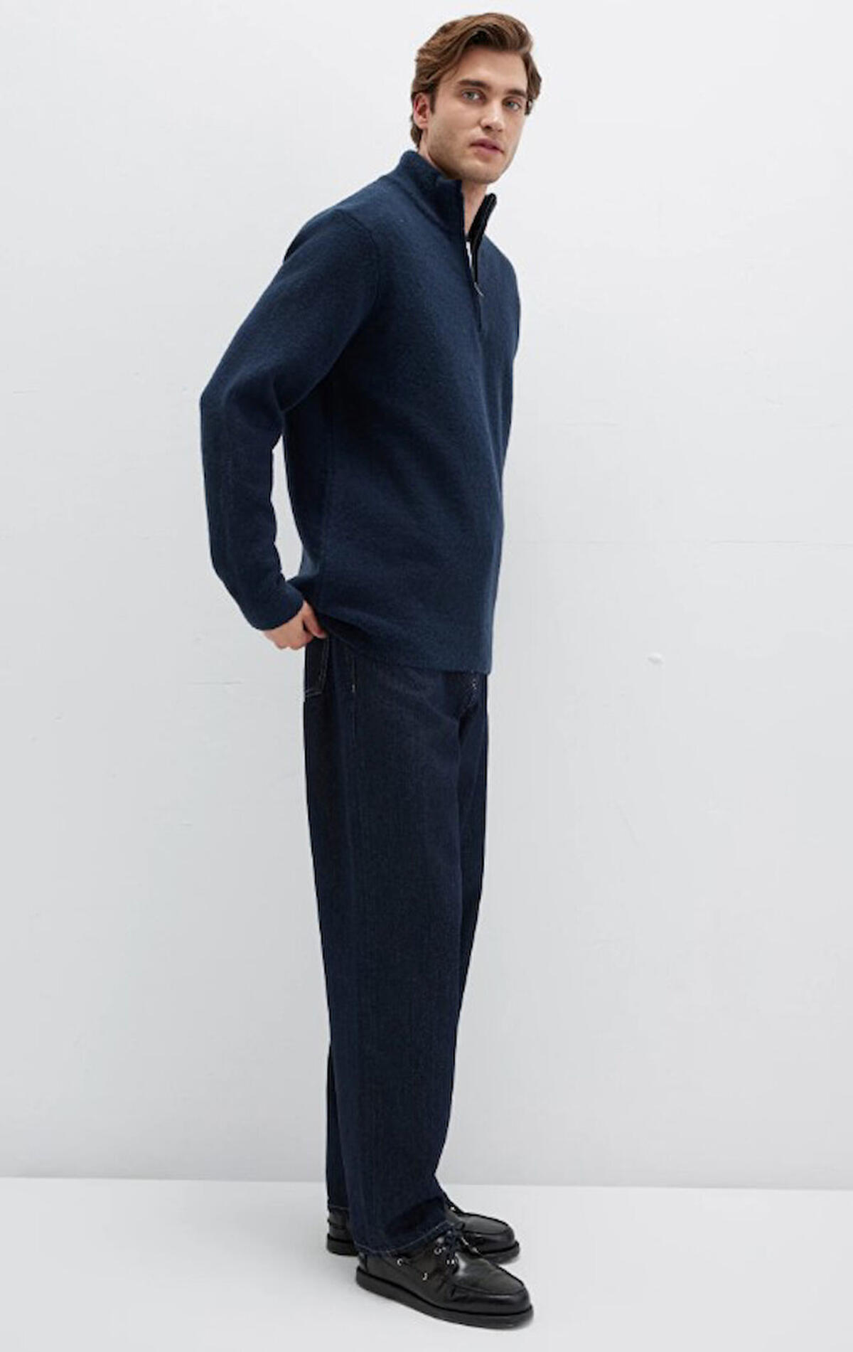 Mavi Erkek Kazak M0710380-70490 Lacivert