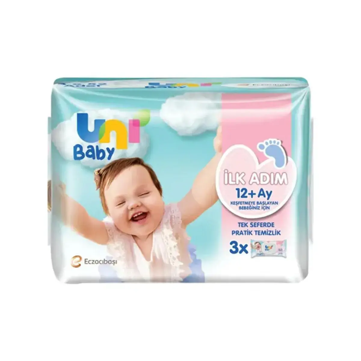 Uni Baby Islak Havlu İlk Adım 3X52Li