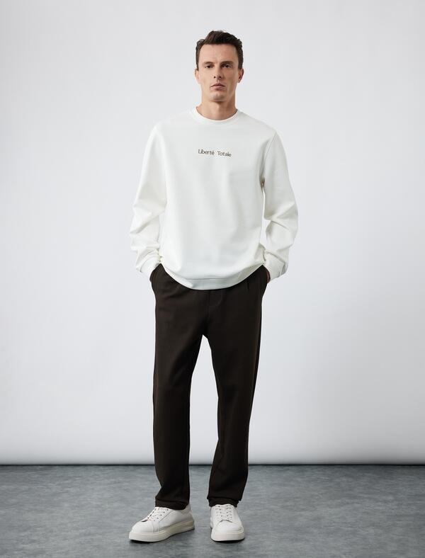 Koton Sweatshirt 6WAM70077MK Beyaz