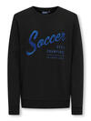 Only&Kids Boy Sweatshirt 15314131 Siyah