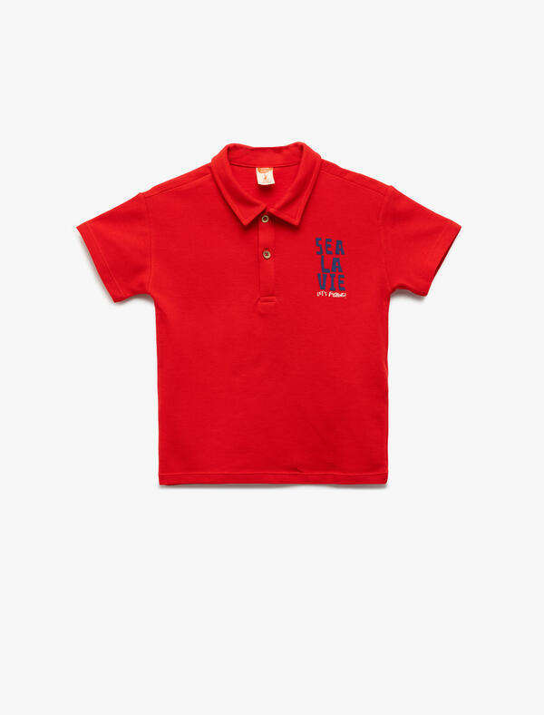 Koton Tişört Erkek Bebek 5SMB10299TK Kırmızı