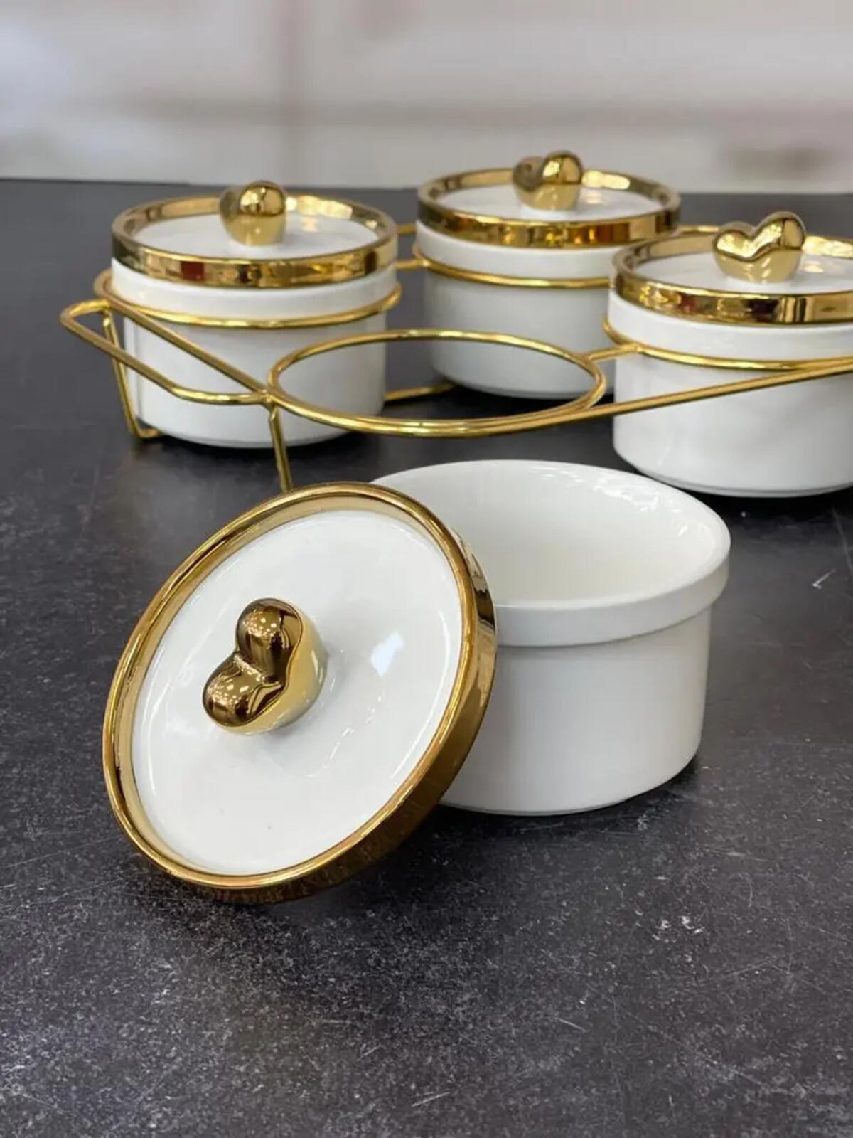 Acar Baharat Takımı 4Lü Metal Standlı Felix Collection Porj-05235/8