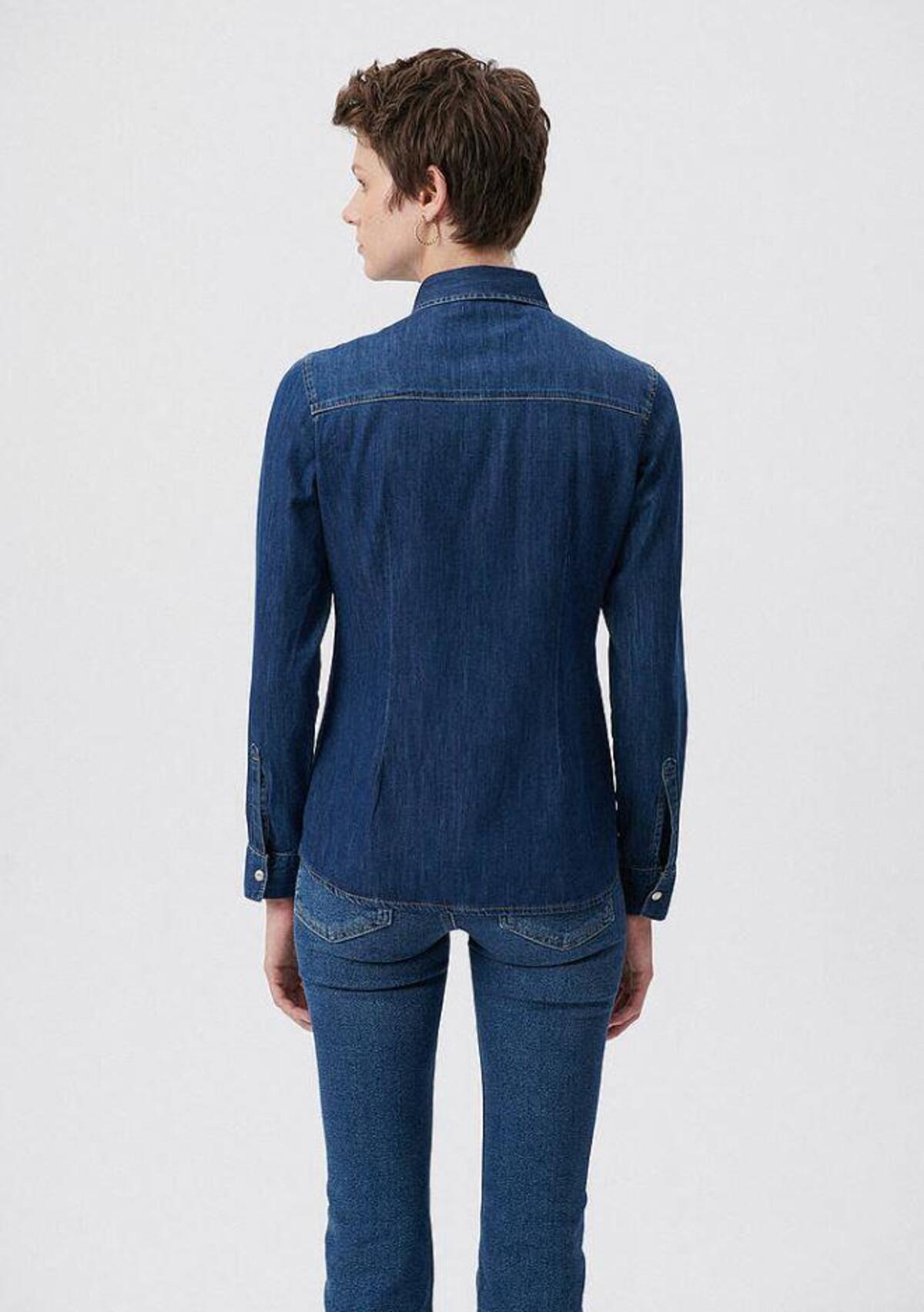 Mavi Gömlek Dark Denim M1257129906 Lacivert
