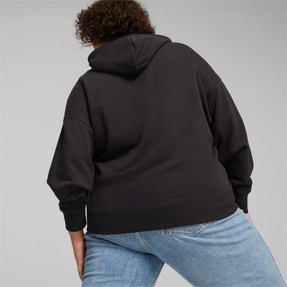 Puma Hoodie Classics Logo İnfill Tr 622747_01 Siyah