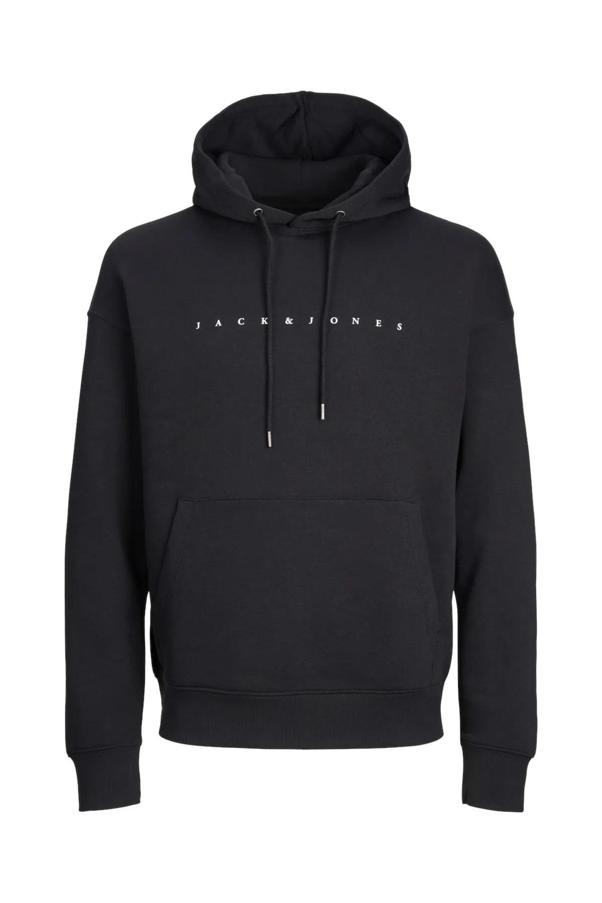 Jack&Jones Plus Sweatshirt 12243527 Siyah