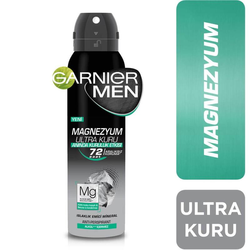 Garnier Men Erkek Deodorant Magnezyum 150Ml (Dy)