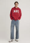 Mavi Sweatshirt M067149-86417 Kırmızı