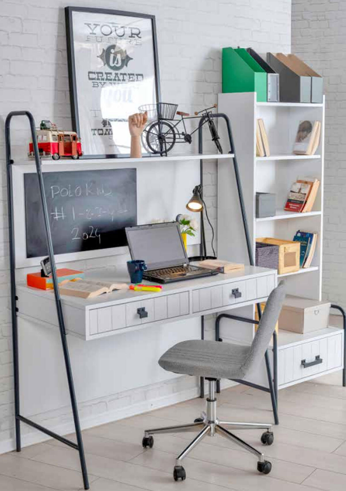 Polo Kids Ders Çalışma Masası Motto