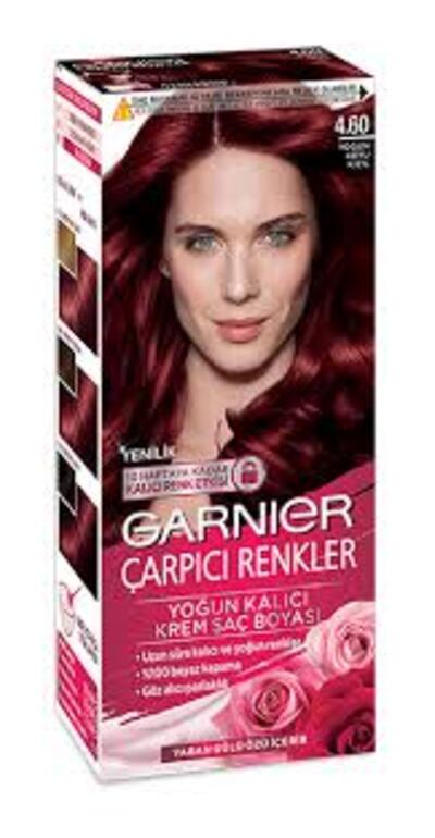 Garnier Saç Boyası Çarpıcı Renkler No:4.60 Yoğun Koyu Kızıl (Dy)