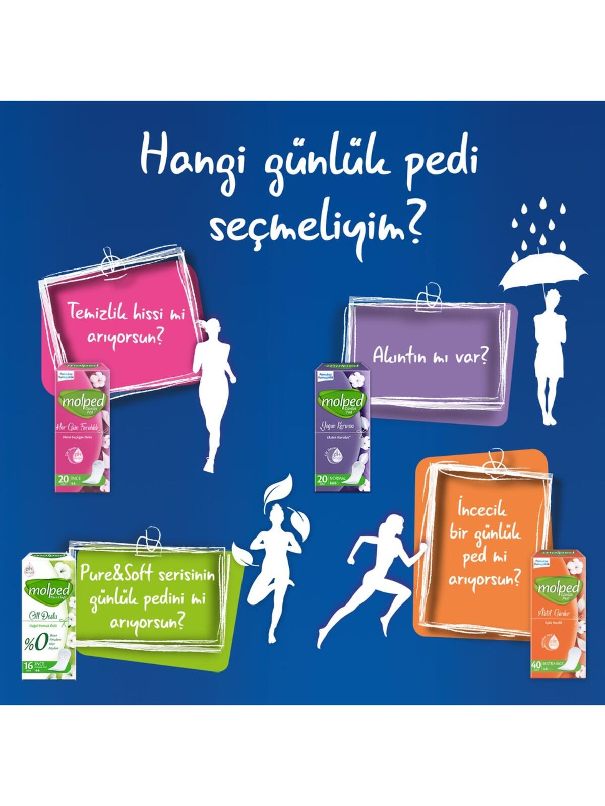 Molped Günlük Ped İlk&Son Gün 16Lı