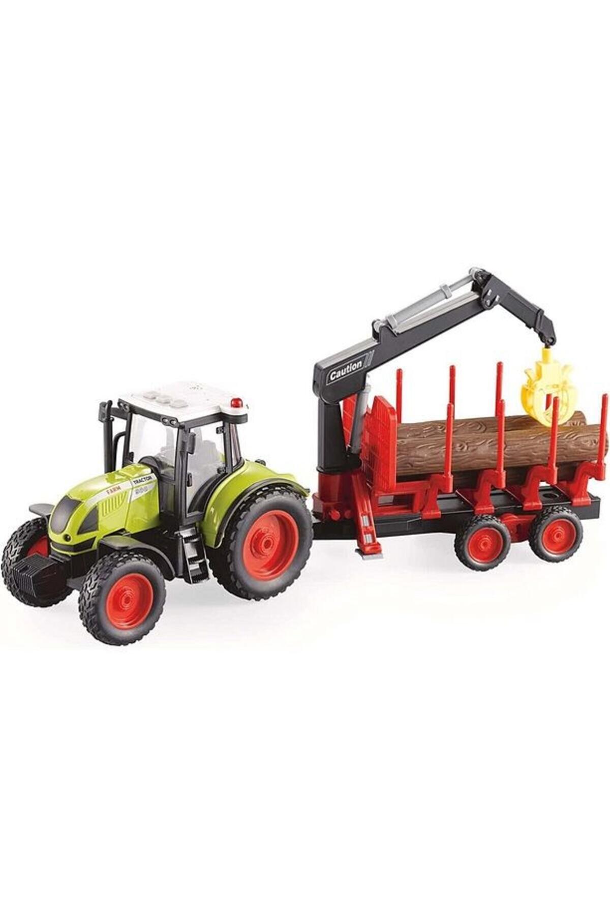 Ceren Toy Traktör Römorklu Sesli Ve Pilli 1:16 CTOY-WY900M