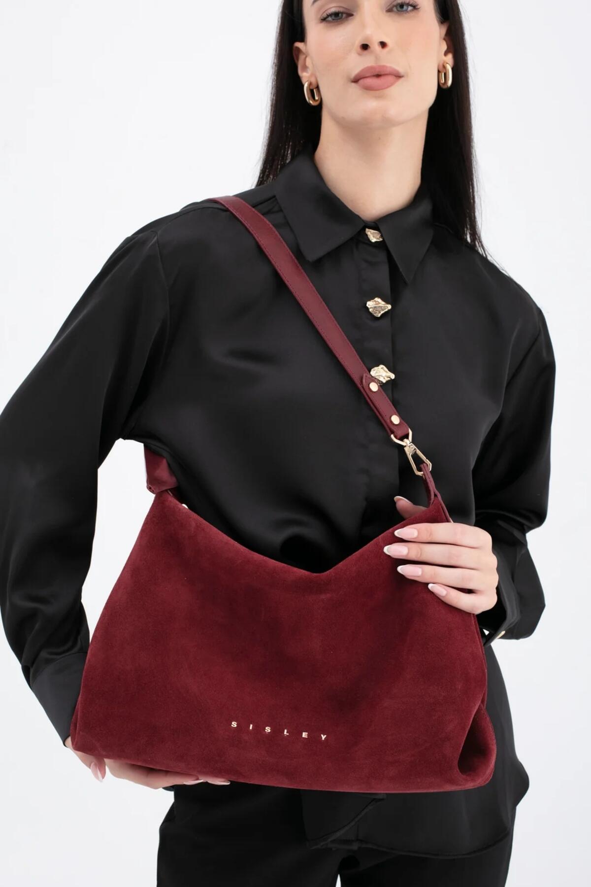 Sisley Kadın Kol Çantası SLY_300 Bordo