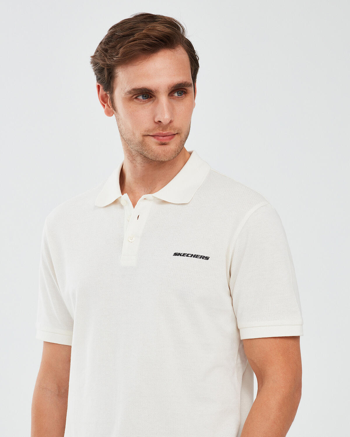 Skechers Polo M Short Sleeve Polo S211800-102 Krem